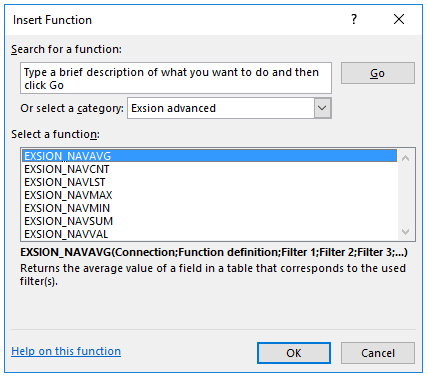 Exsion_Advanced_Functions