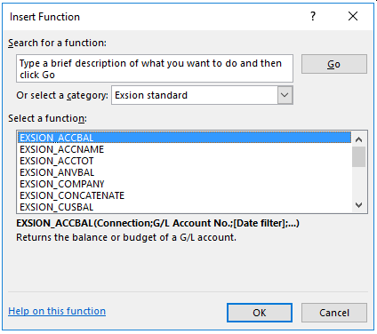 Standard functions